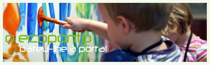 o ecoponto tocou-lhe a porta